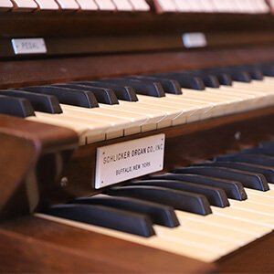 CUW's newest organ is a nine-rank Schlicker.