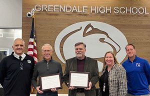 faculty standing together