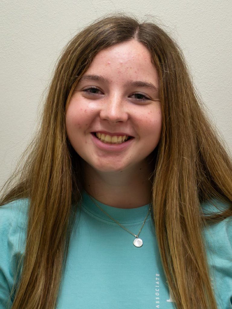 girl with brown hair