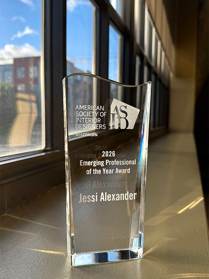 award on table