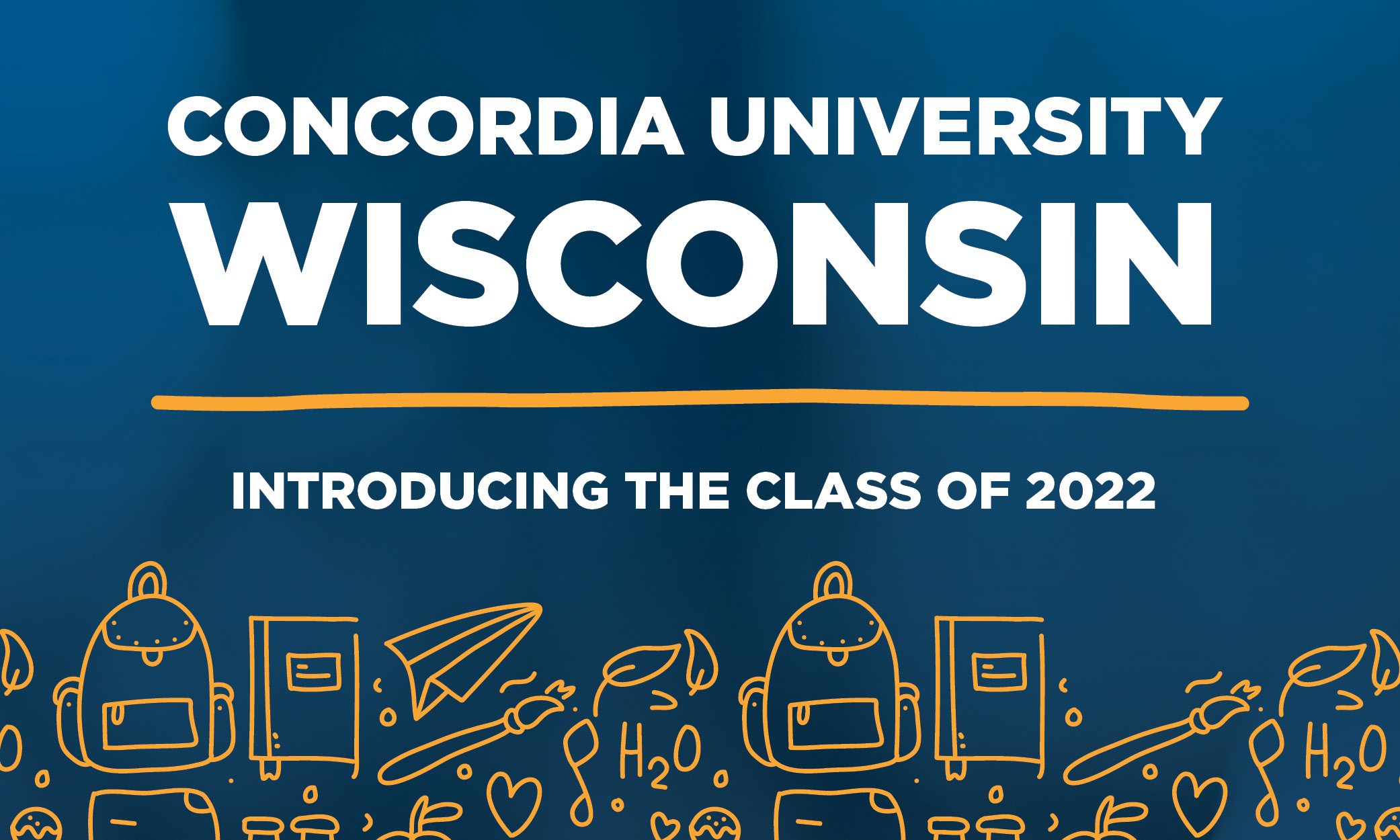 The front of CUW's official commencement booklet