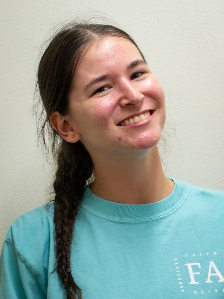 girl with dark hair in braid