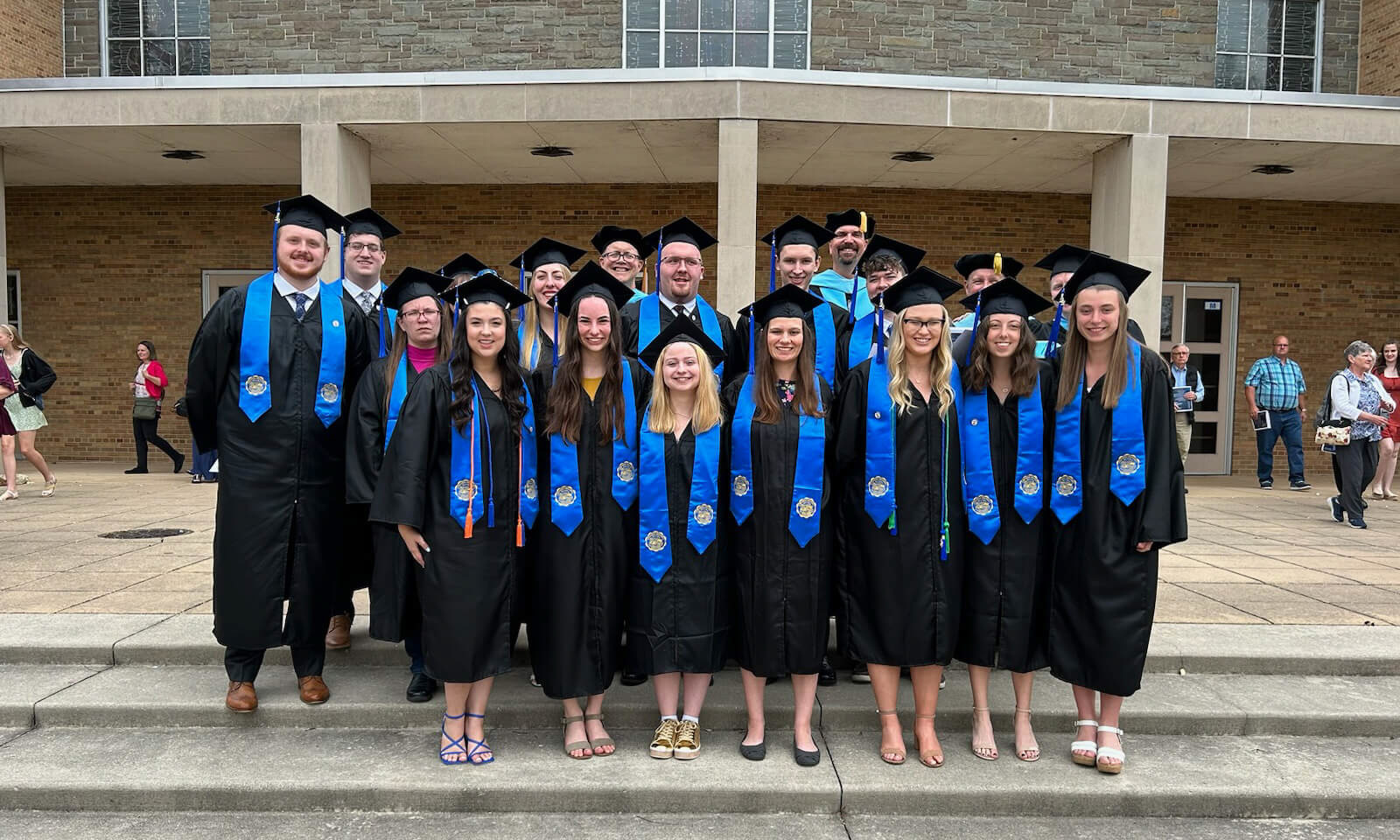 A group picture of CUW's 2023 church work graduates.