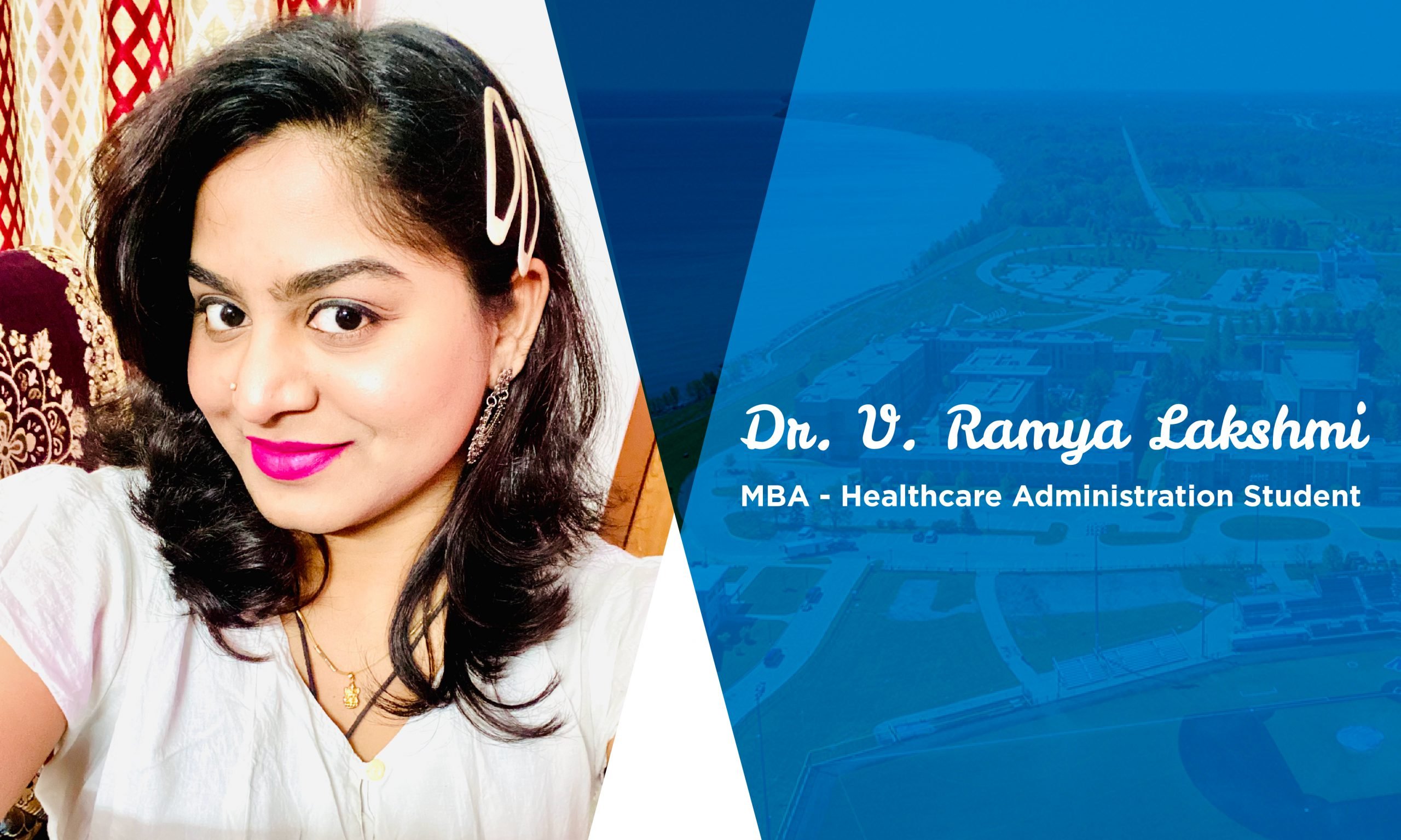 International student feature Dr. V Ramya Lakshmi