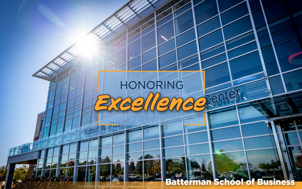 Batterman School of Business honors student achievement at 2026 Student Awards Banquet