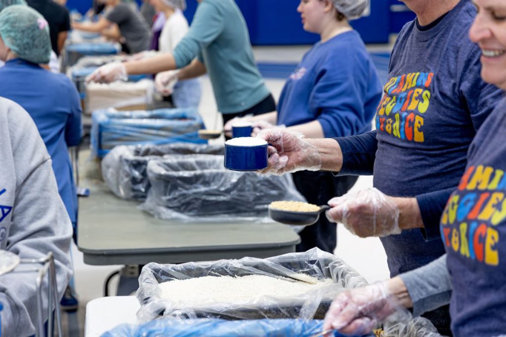 closeup of measuring