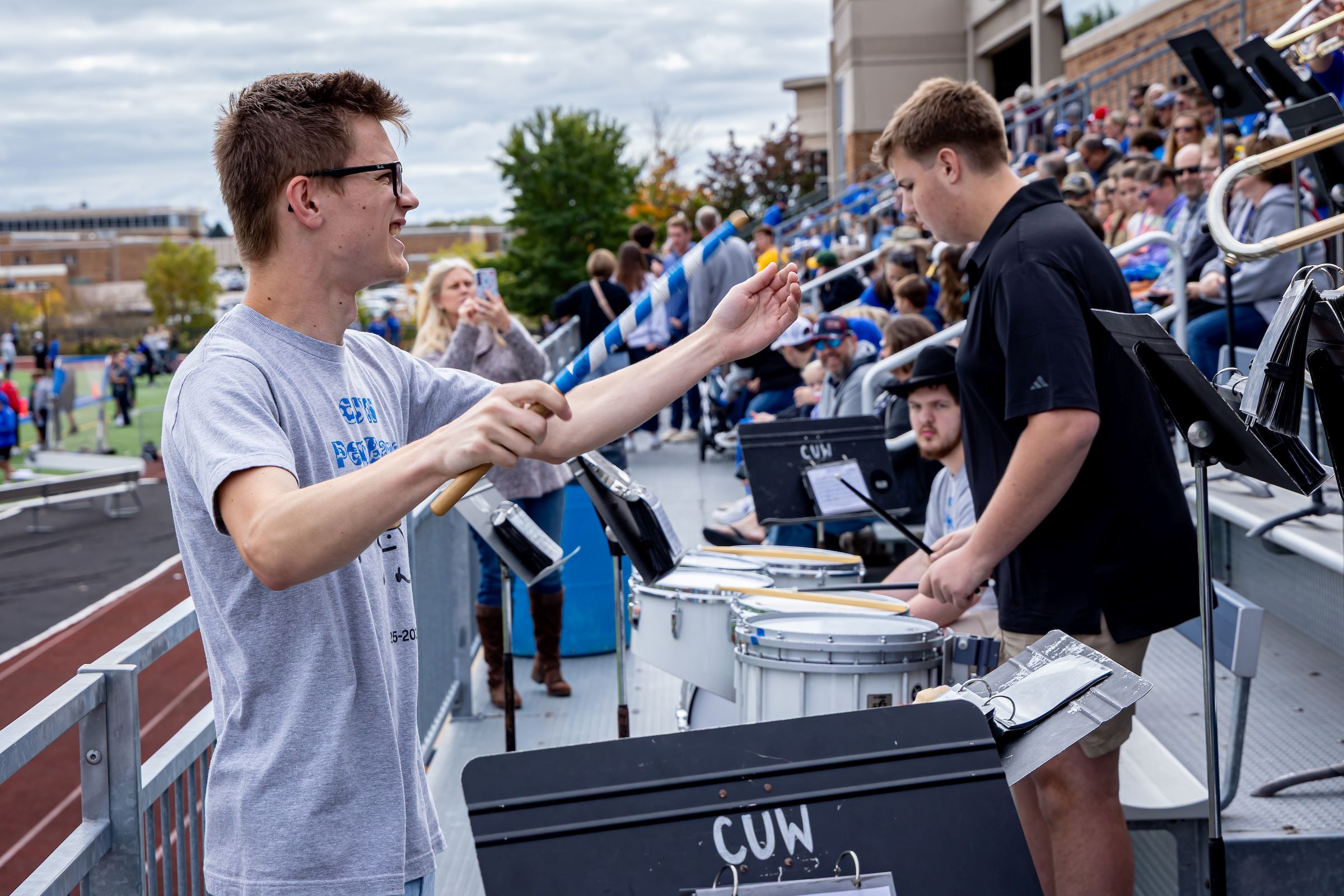 students at welcome back weekend
