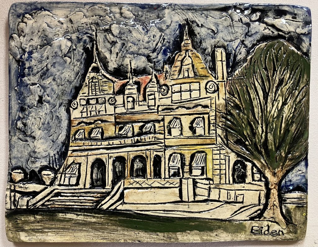 artwork of a building