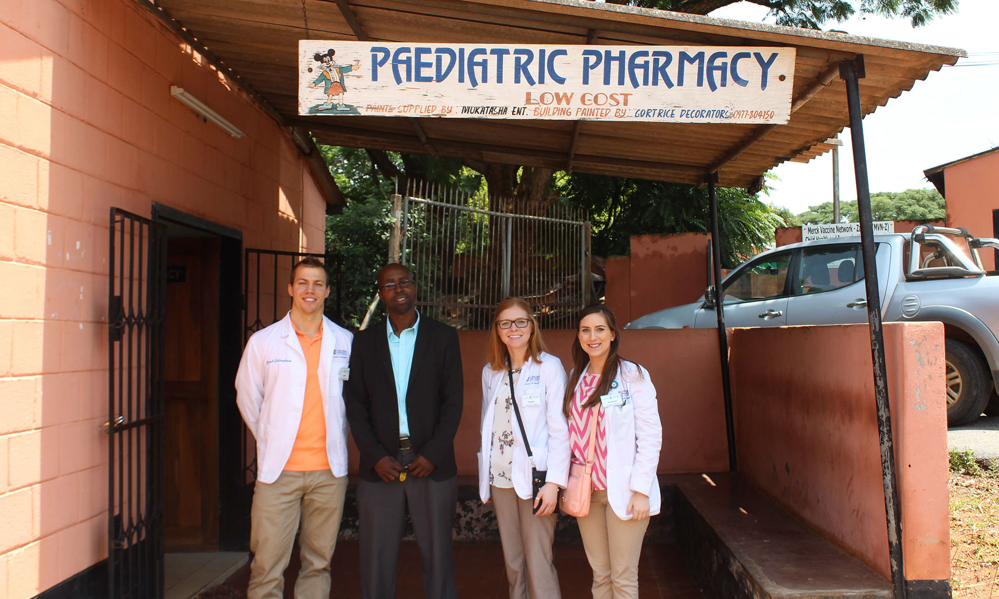 School of Pharmacy students participate in a rotation in Zambia.