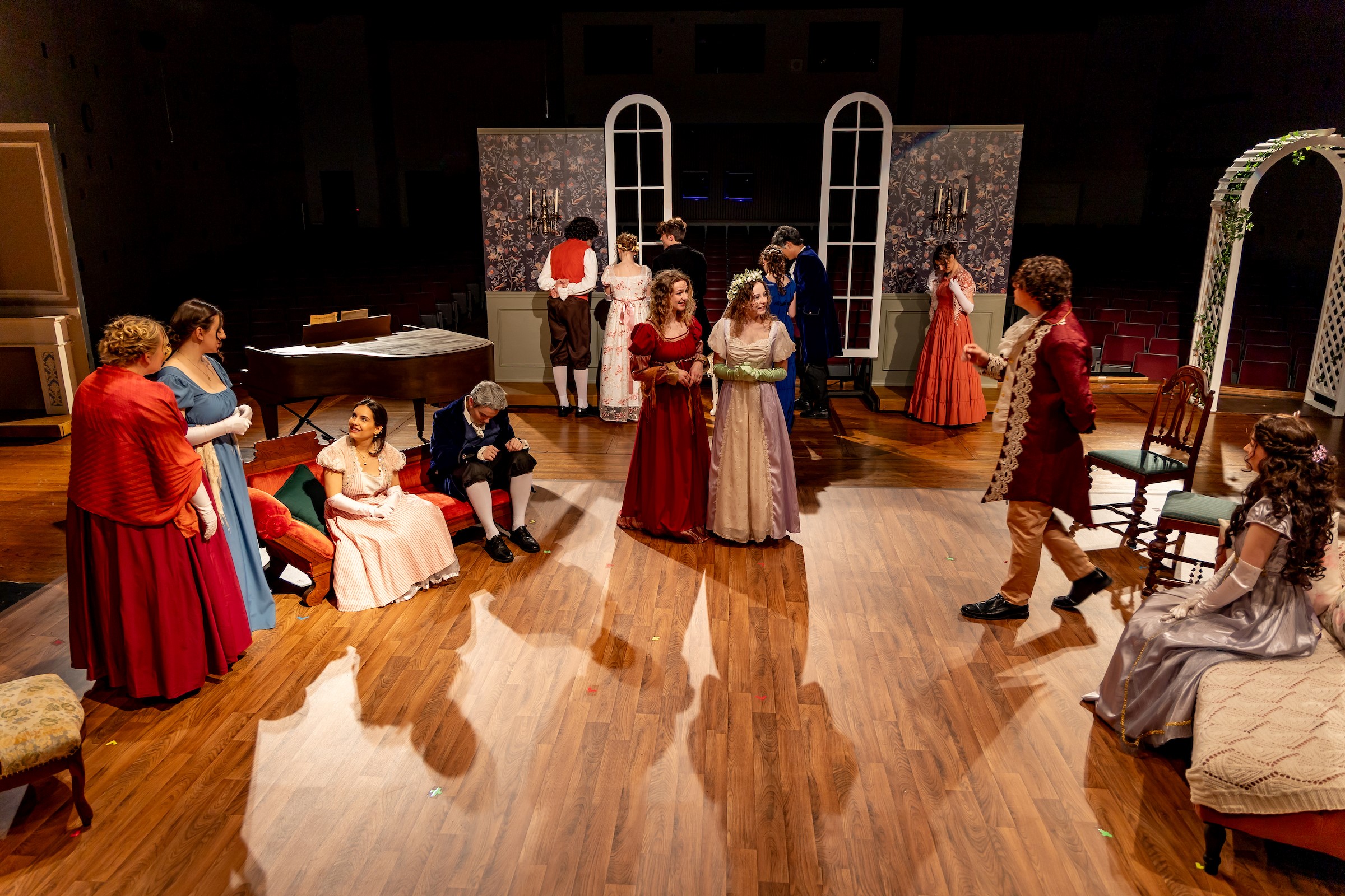 people acting on stage