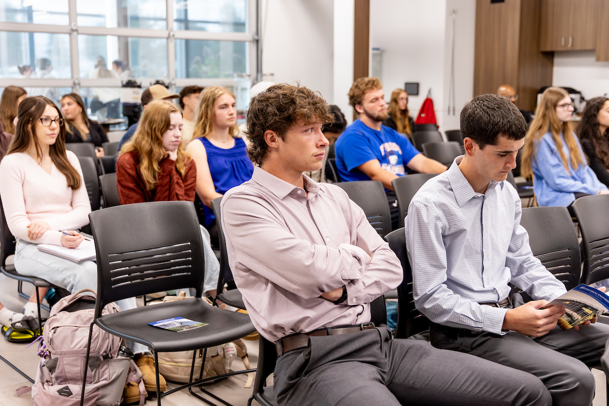 Students in crowd