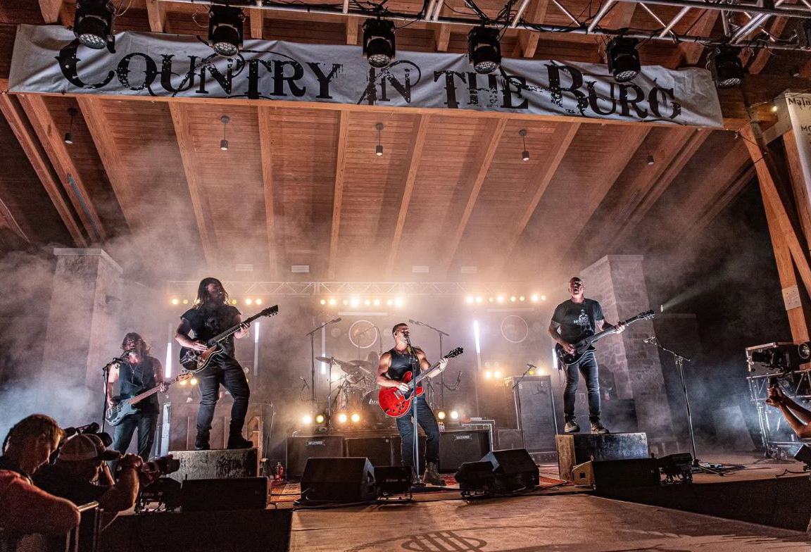 band on stage