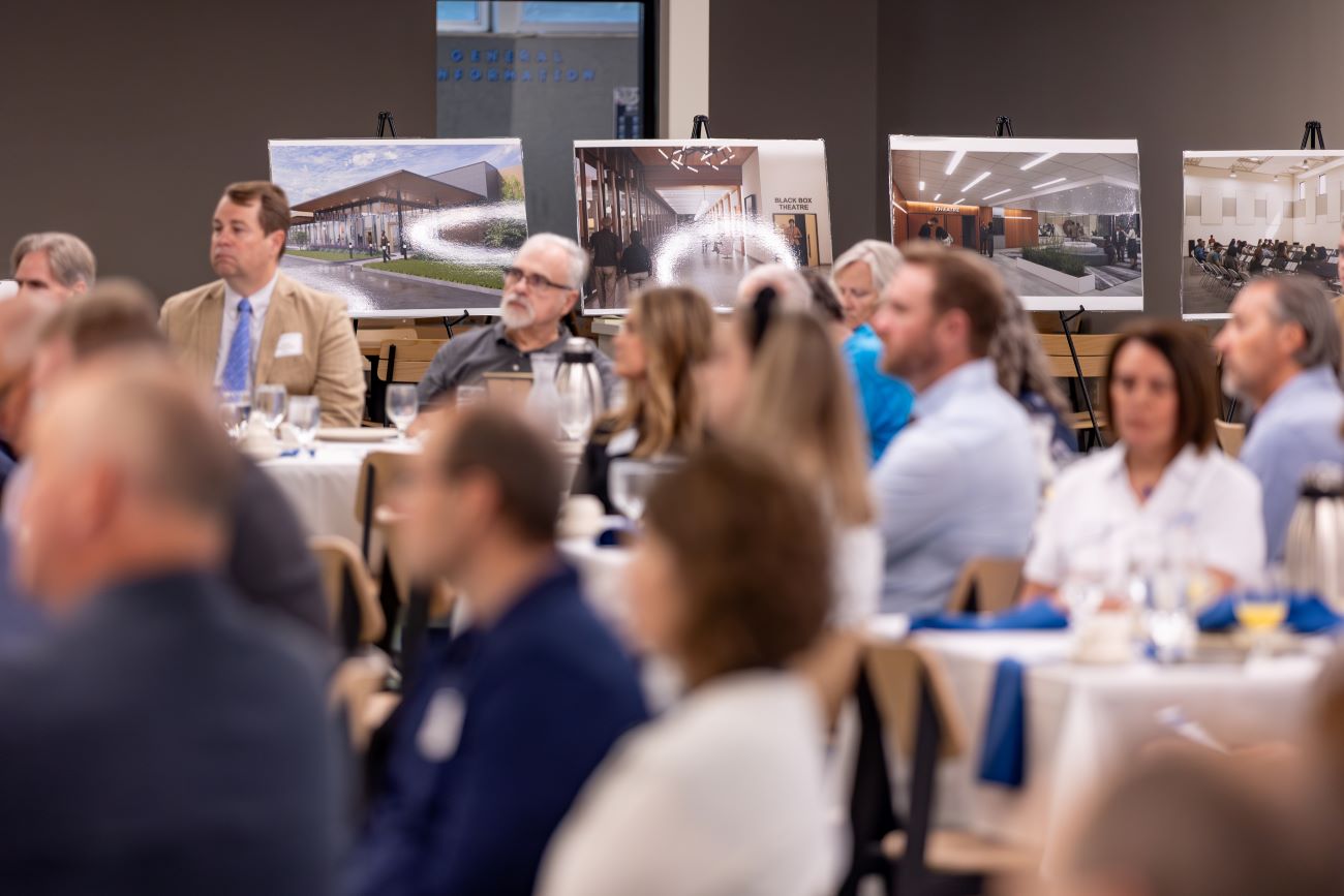 people at leadership breakfast