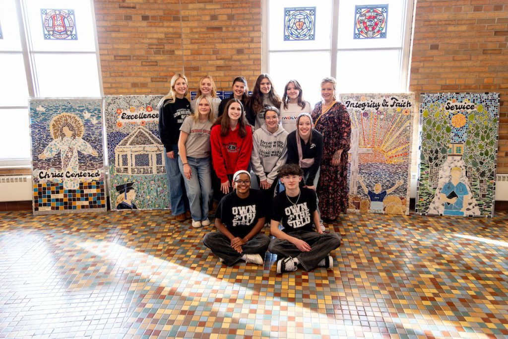 group of people by art