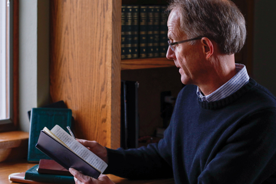 President Ferry has kept a handwritten journal for 20 years, the entire span of his Concordia University presidency.