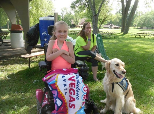Zoey with kid