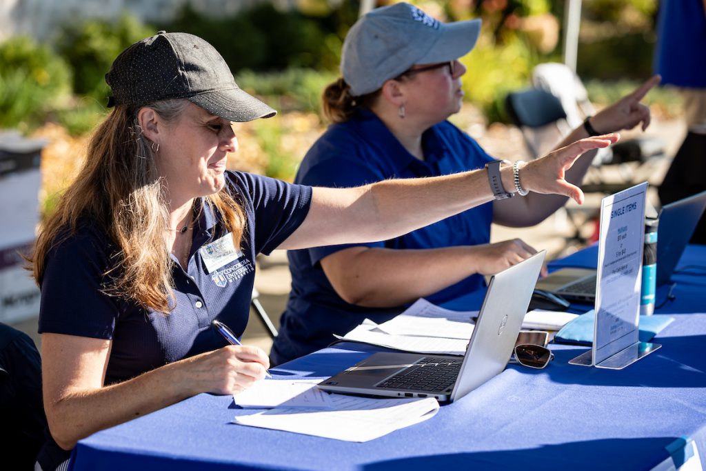 women registering