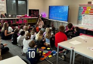 student teaching group of students