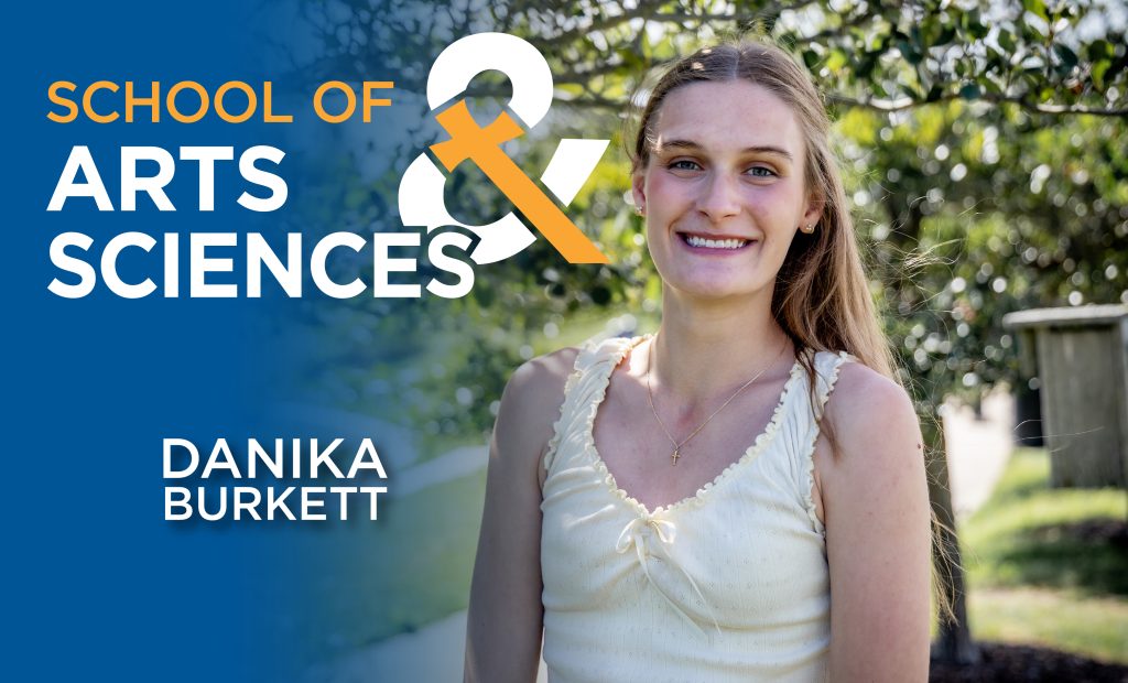 With political science and history claiming the majority and philosophy still in the running, Danika Burkett is preparing for law school without giving up the subjects she simply loves.