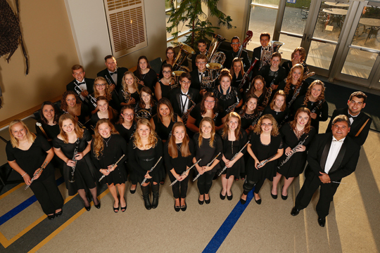 The Symphonic Wind Ensemble will combine with The Chamber Orchestra for a Classic Classics concert April 8th.