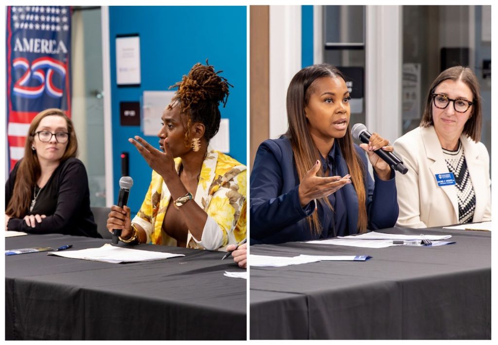4 women panelists