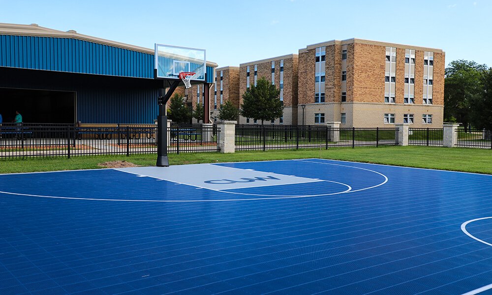 Take your shot: Outdoor basketball court now open