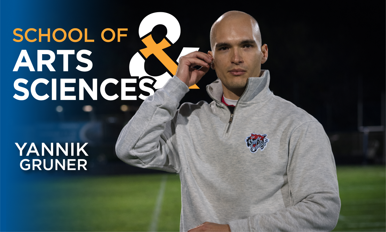 Yannik Gruner with the words 