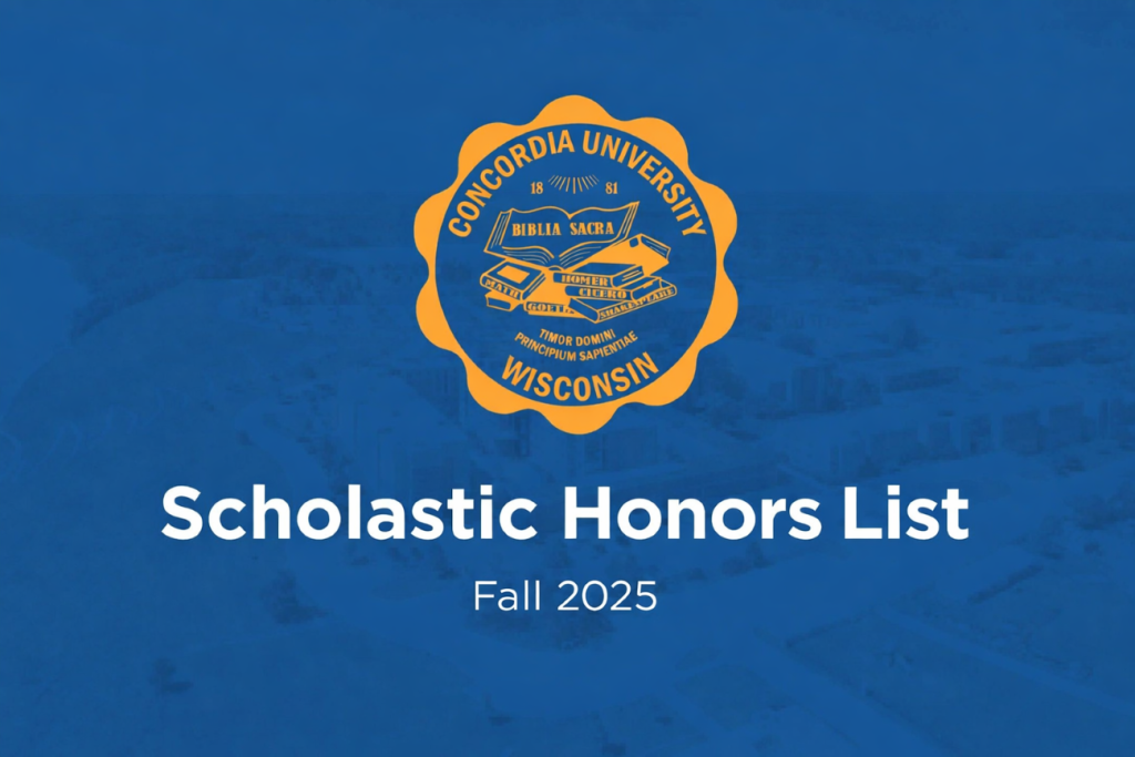 CUW announces fall 2025 Scholastic Honors Lists