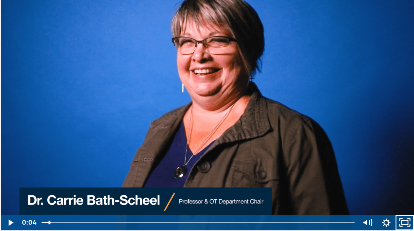 Occupational therapy program director Dr. Bath-Scheel
