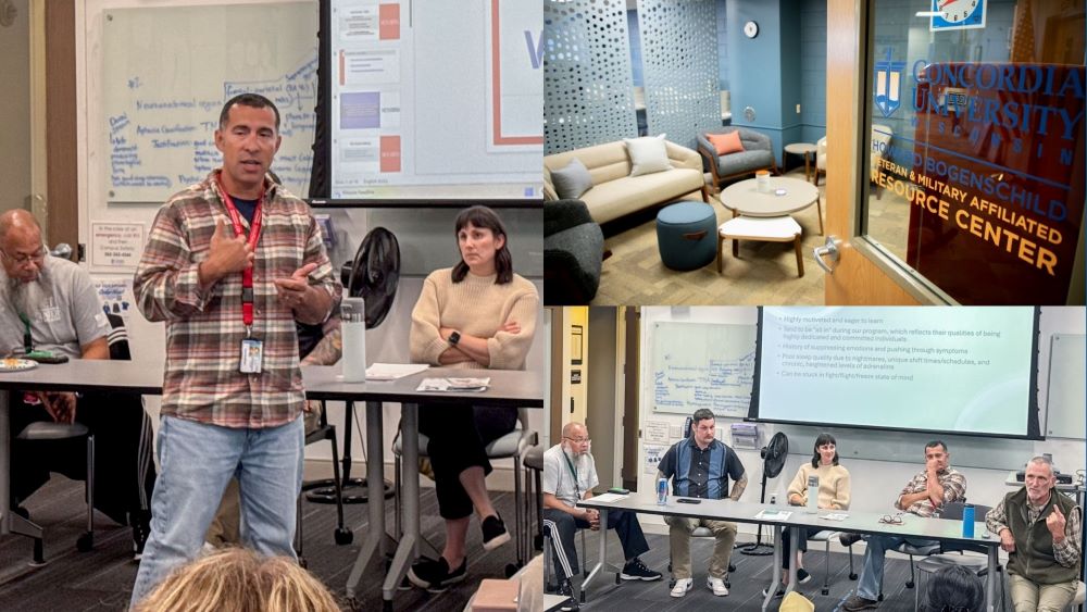 a mix of people in the classes