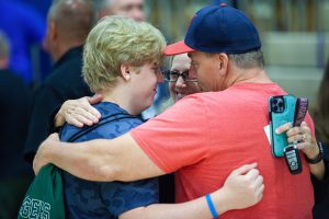 Families reunite during Concordia's Welcome Back Weekend.