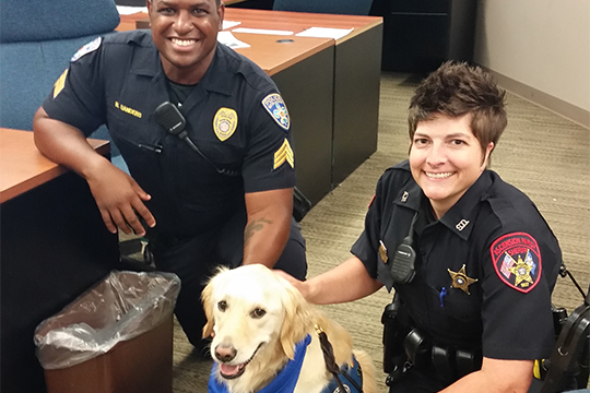 Law Officers with Zoey